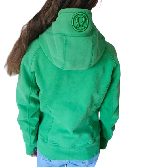 Lululemon Size 6 Green Scuba Hoodie - Picture 3 of 11